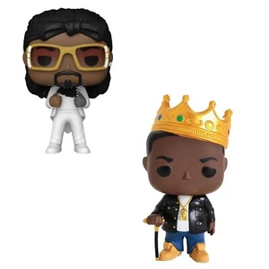Funko Pop! Paquete de 2 Snoop Dogg #391 y Notorious B.I.G. con corona #77 - Imagen 1 de 5