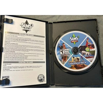 Sims Pets Petz computer video game lot - Image 1 of 2