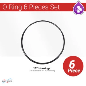 6 Stück Standard Doppel O Ring 10" Gehäuse für Max Wasser Umkehrosmoseanlagen. - Bild 1 von 3