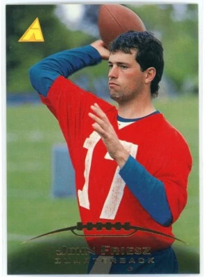 1995 Pinnacle John Friesz #57  FOOTBALL - Image 1 of 2