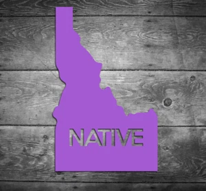 Idaho Native Vinyl Sticker Car Window Door Bumper Decal Pride Home ID - Picture 1 of 2