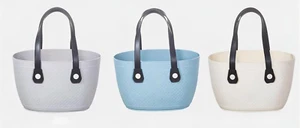 Plastic Durable Reusable Basket - Storage, Shopping, Decoration, Gift - 3 pack - Picture 1 of 12