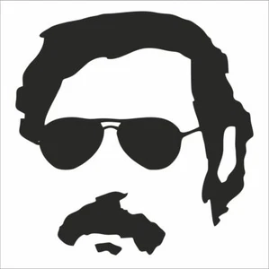 adesivo PABLO ESCOBAR PRESPAZIATO sticker aufkleber pegatina - Imagen 1 de 1