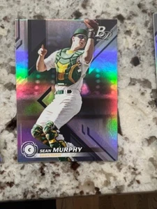 Tarjeta de radiocontrol Bowman Platinum Top Prospects 2019 Oakland Athletics Sean Murphy #top-90 - Imagen 1 de 1