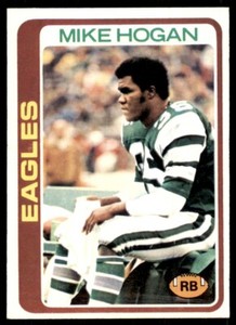 1978 Topps Mike Hogan Rookie c Philadelphia Eagles #292