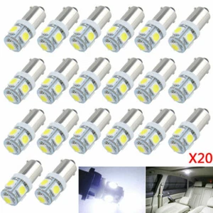 20XT11 BA9S LED White T4W H6W 1895 363 5050 5SMD Car Wedge Side Light Bulb Lamp - Picture 1 of 4