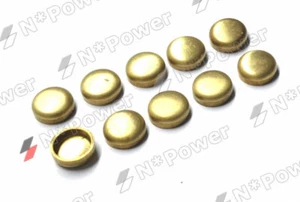 18MM FREEZE CORE WELCH PLUG SET BRASS CUP PACK OF 10 ENGINE BLOCK REBUILD - Picture 1 of 1