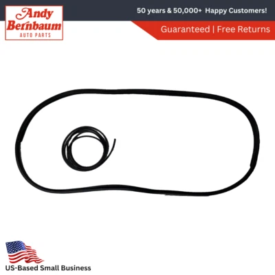 Parabrisas delantero de goma con cromo envolvente para Plymouth 1953-1954 Foto 1 de 4