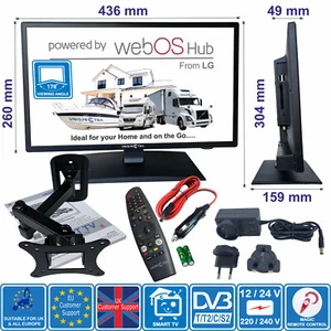 Smart TV Unispectra® 19" (LG webOS) Magic Remote 12V 240V Autocaravana Camión Barco - Imagen 1 de 10