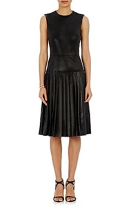 Neu Leder Damen Kleid Schwarz Reines Lammleder Sexy Dress XS-3XL DS66 - Bild 1 von 6