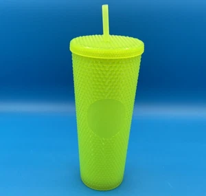 STARBUCKS Halloween Glow In The Dark Green Studded Tumbler Venti 24oz 2022 NEW - Picture 1 of 8