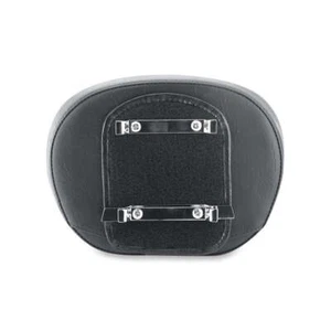 Mustang Fits Harley Low Medallion Sissy Bar Pad (12 inch x 9 inch) - Black - Picture 1 of 2