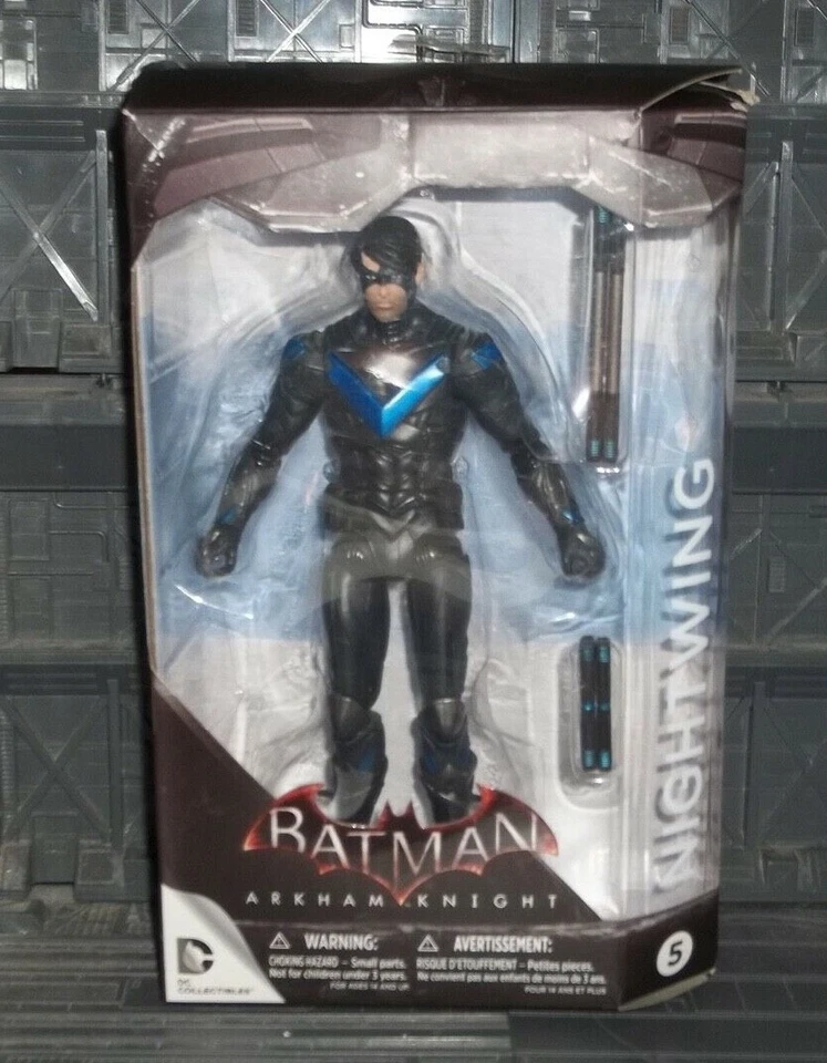 dc direct  COLLECTIBLES  ARKHAM  KNIGHT SERIES NIGHTWING #5   FIGURE - Image 1 of 1