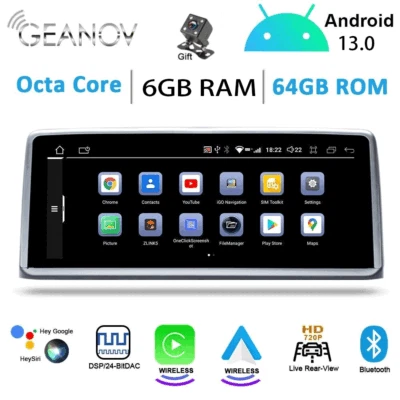 Für BMW 3 Serie F30 F31 F34 F35 Autoradio Car GPS Nav Linux CarPlay Android Auto - Bild 1 von 4