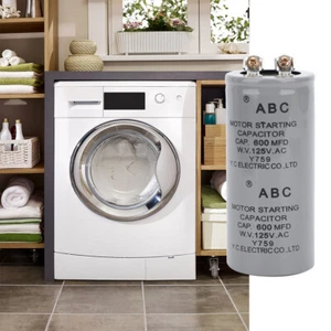 CD60 600MFD 125VAC Motor Anlauf Laufen Kondensator 43x102mm - Bild 1 von 10