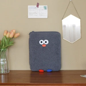 10" 11" Brunch Brother PomPom Laptop Tablet ipad Pouch Sleeve Clutch Bag Case - Picture 1 of 23