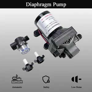 12V 3.0 GPM RV Water Pump 4008-101-A65 Revolution 55 PSI with Strainer - Picture 1 of 11