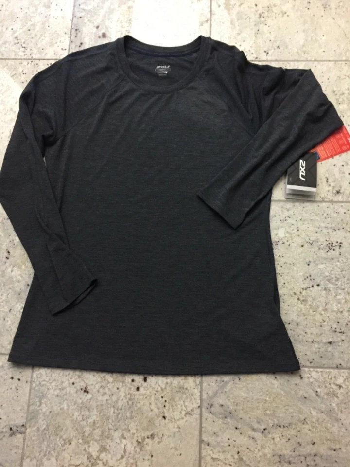2XU Women's Long sleeve Heat Run Top grey Medium NEW - Image 1 of 4
