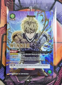 Tarjeta Genos OPM-048 Ganador Torneo Promo Union Arena Inglés One Punch Man - Imagen 1 de 4