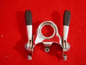 Shimano Uniglide Shift Lever Set 1 " Notched  Headset  Mount  Road Used - Picture 1 of 3