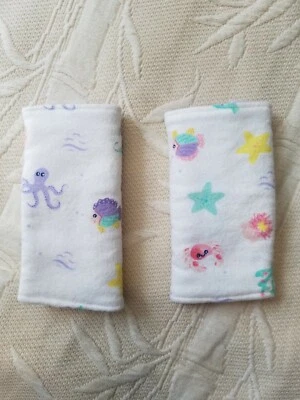 Handmade car Seat Strap Covers Sea Creatures - Image 1 of 4