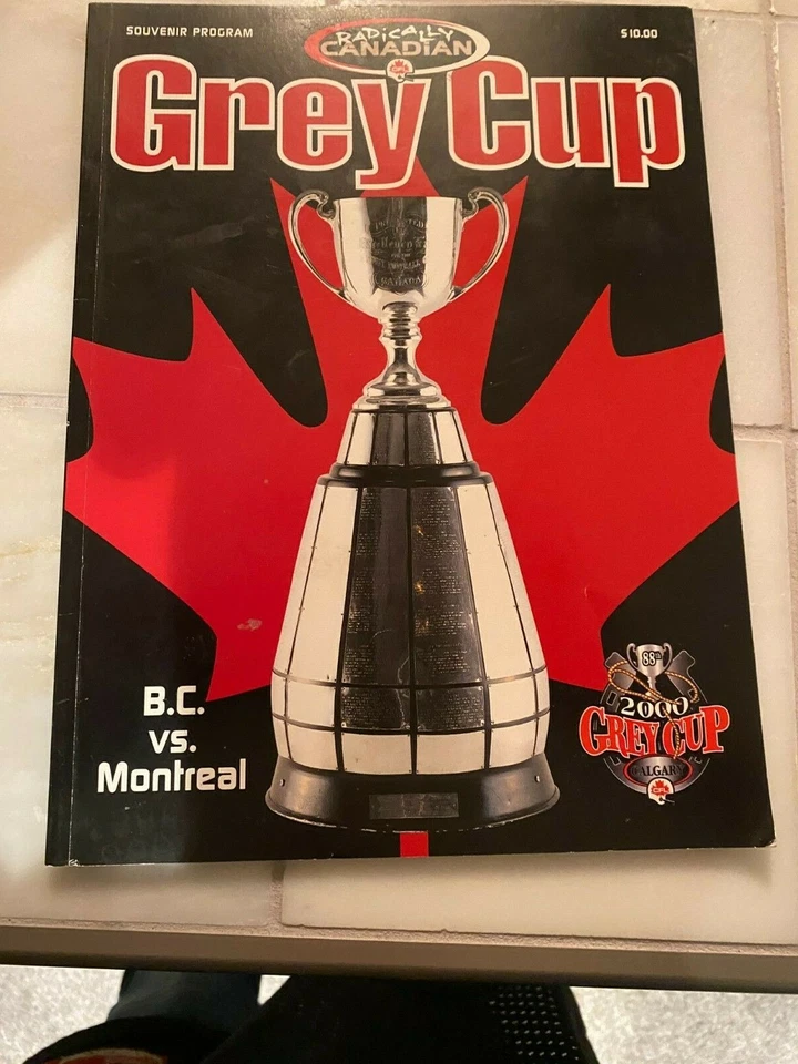 2000  GREY CUP PROGRAM CFL - Image 1 of 1