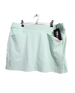 Falda corta plisada trasera elástica verde de golf Ralph Lauren RLX para mujer talla grande - Imagen 1 de 6