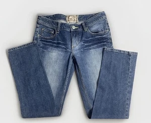 American Rag Cie Jeans Damen blau Waschung Denim gerade Freizeit Stretch Größe 5R - Bild 1 von 20