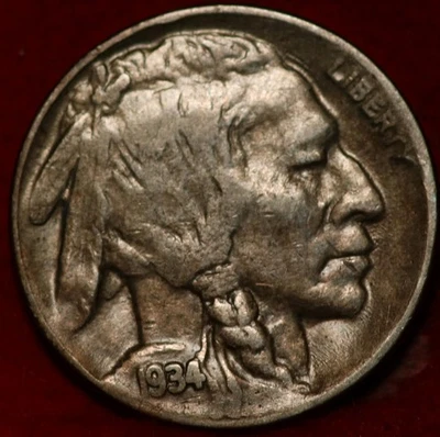 1934-D Denver Mint Buffalo Nickel - Image 1 of 2