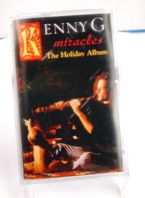 Kenny G Miracles The Holiday Album VTG Music Cassette Tape 1993 New In Package Foto 1 de 3