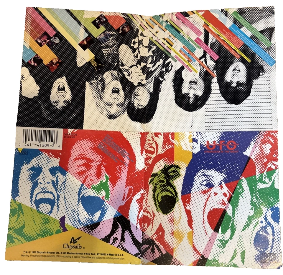 UFO Strangers in The Night (CD, 1979 Chrysalis Records VK41209 DIDX 2959 - Image 1 of 4