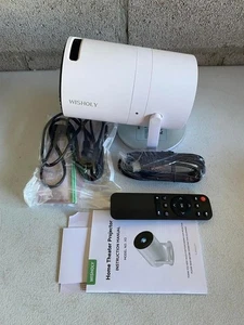 Wisholy Mini Proiettore Nativo 1080p, Pacchetto Proiettore Film Portatile da Esterno - Foto 1 di 8