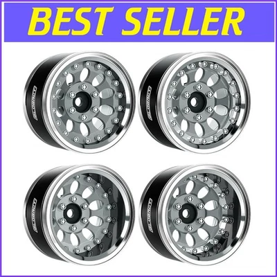 Customizable Beadlock Wheels - 1.9 Inch Aluminum Set for Axial and Redcat RC - Image 1 of 4