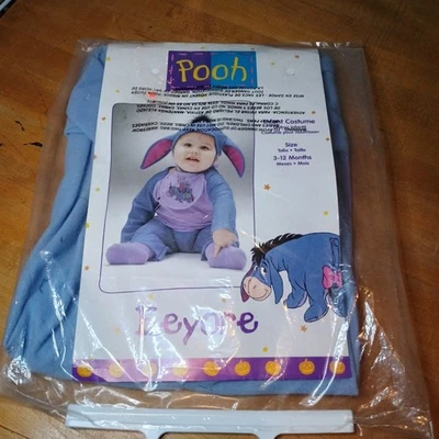 Nuevo Disfraz De Colección Eeyore Baby Pooh Halloween Talla 3-12 Meses Caminante ¡Como Nuevo! Foto 1 de 4