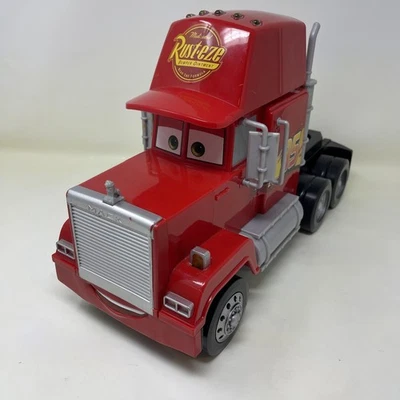Disney Pixar Cars Mack Truck 95 Talking Semi Toy Mattel Lights Sounds Large Figu - Image 1 of 4