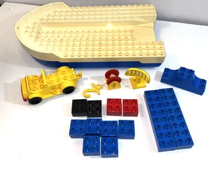 Lego DUPLO PreSchool 2649 Sea Explorer Parts Vintage 1984 Boat Anchor Radar Jeep - Picture 1 of 13