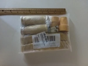 6pcs Crutch Pads Replacement Kit with Hand Grips & Tips for Standard Crutches - Picture 1 of 8