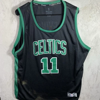 Fanatics Boston Celtics Kyrie Irving Jersey Adul 2XL Black Green Fading Men’s  - Image 1 of 4