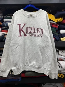 Gr. XL Vintage 1990S Kutztown University Sweatshirt Crewneck Made In USA - Bild 1 von 7