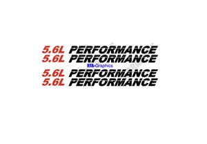 Emblema de calcomanías de capó 5,6 L PERFORMANCE - Se adapta a Chevy Silverado GMC 53P - Imagen 1 de 1