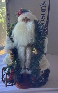 Nature Santa Clause Woodland Decor Christmas Figurine Statue 16”H/Box Jacobson’s - Picture 1 of 20