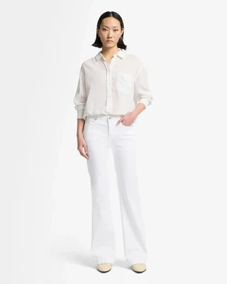 7 FOR ALL MANKIND Dojo Original Jeans Women's White, Size 27, 7R057752 WHT - Image 1 of 4