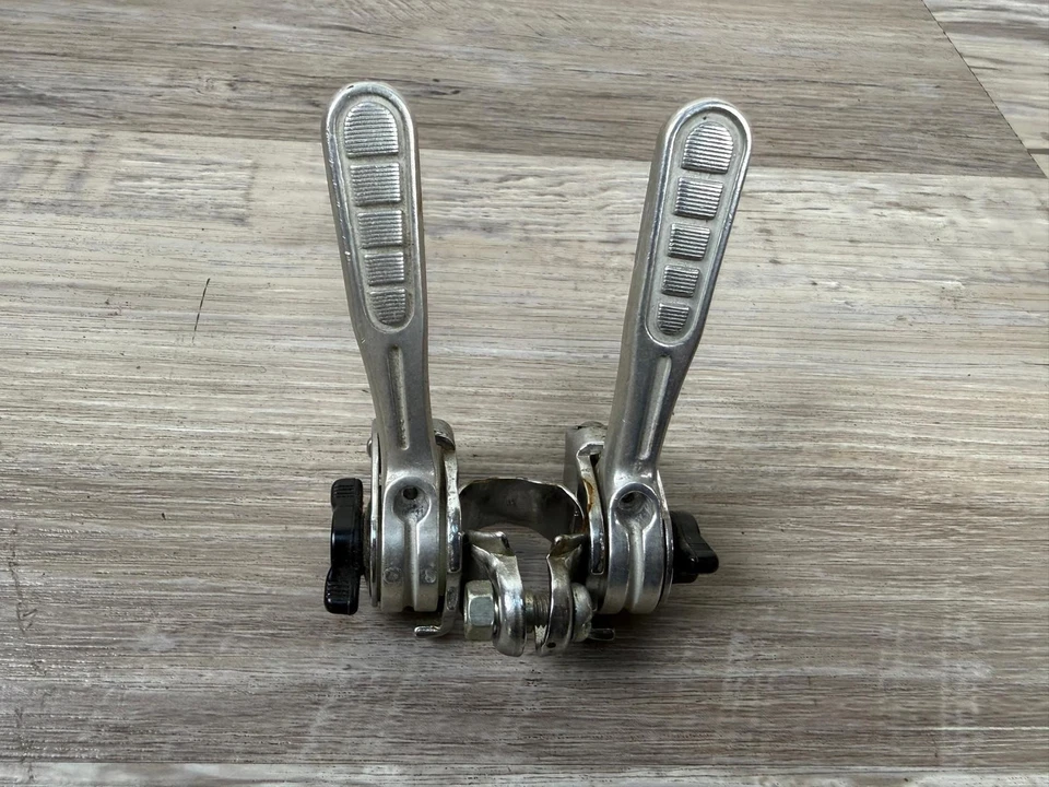 Vintage Shimano Stem Mount Friction Shifters 21.5mm Quill 5/6 Speed A1 - Image 1 of 4
