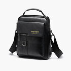Men Business Laptop Bag-Briefcase Work Cases PU Leather Messenger Bags