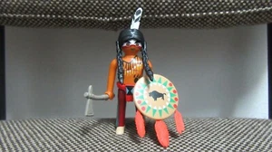 Playmobil - Figures Serie 9 Boys - Guerrero Indio - 5598 - (COMPLETO) R - Imagen 1 de 2