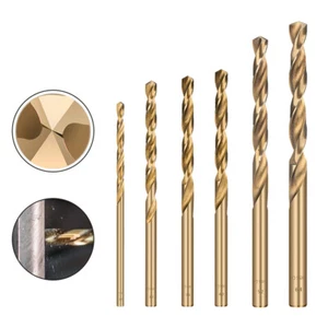 5pcs Cobalt Metal Drill Bit Set HSS M2 5/64''-1/4'' Twist Jobber Metal Drill Bit - Picture 1 of 12