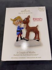 Hallmark A Couple of Misfits Ornament Rudolph the Red Nosed Reindeer & Hermey