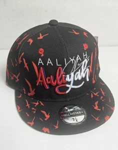 Aaliyah Fitted Hat Cap NWT Size 7 1/4 Headgear Classics Concert Music Flat Bill - Picture 1 of 8