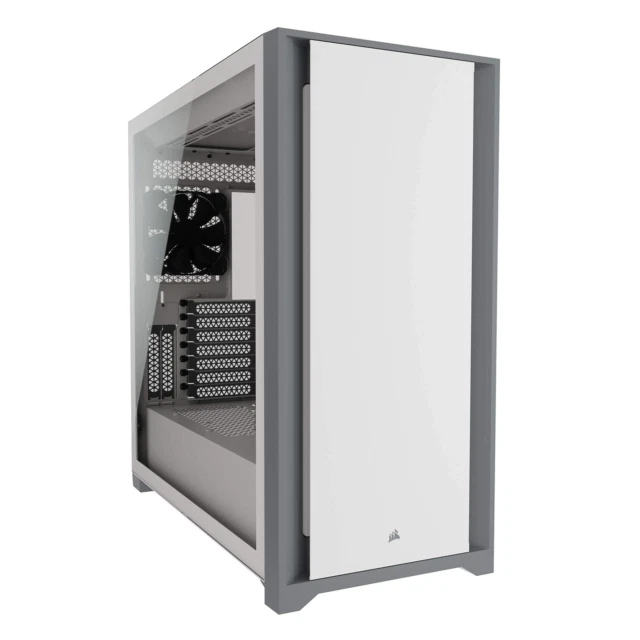 Corsair 5000D Tempered Glass Mid-Tower ATX PC Case — White (‎CC-9011209-WW) - Image 1 of 1