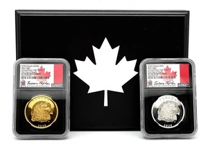 Canada 2020 250$ Proud Bald Eagle 2 oz Pure Gold & 1 oz Silver EHR Coin NGC PF70 - Picture 1 of 15